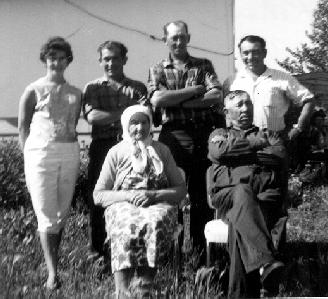 Mary Wagner, Pete, George, Hans, Takiana and Mike 1969